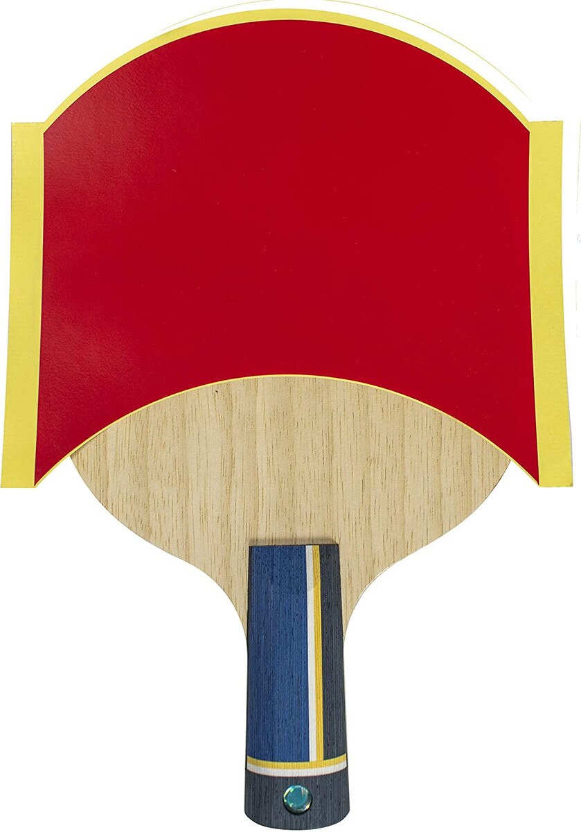 Butterfly Racket Sheet: Close-up of Red Sheet on Blade